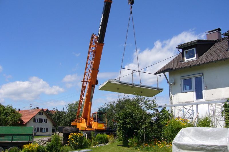 Rückbau Balkon an einem Wohnhaus